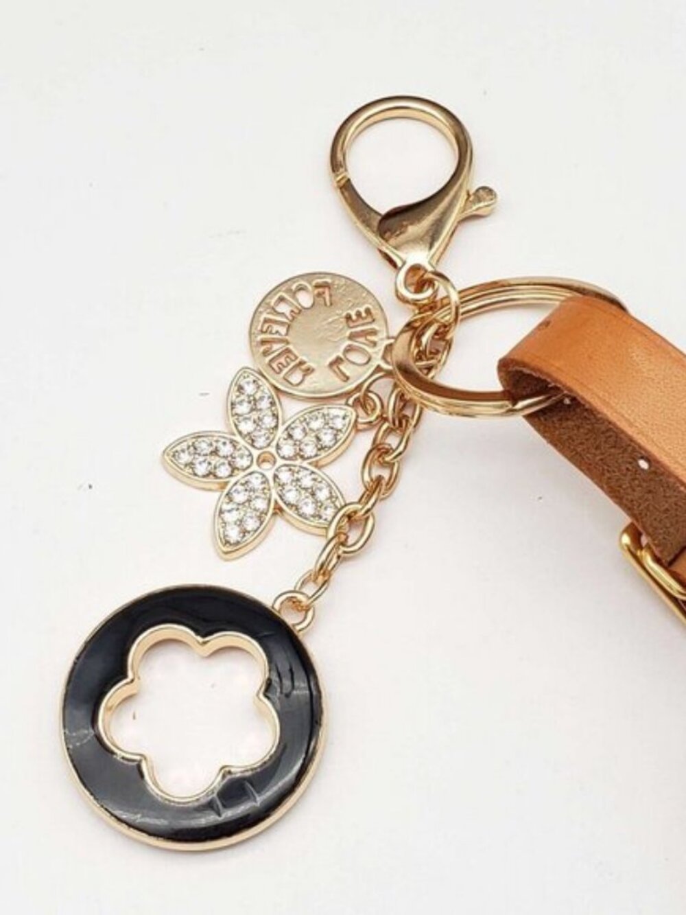 Authentic Louis Vuitton Luggage tag with Unbranded Keychain, Keycharm - Picture 5 of 8